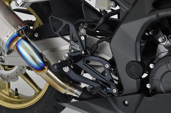 OVER Racing Rearset Kit 4-Position Black CBR250RR | 51-02-01B - image 7