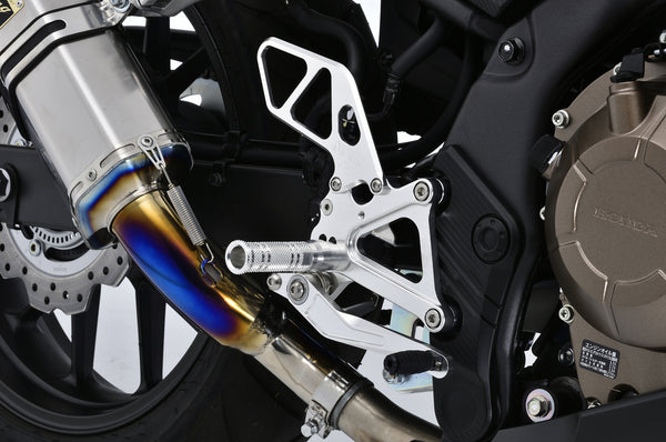 OVER Racing Rearset Kit 4-Position Silver CBR400R (16-19) | 51-102-01 - image 2