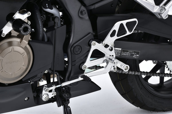 OVER Racing Rearset Kit 4-Position Black CBR400R (16-19) | 51-102-01B - image 2