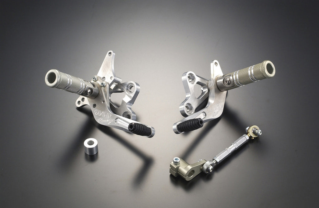 OVER Racing Rearset Kit Silver Drum Brake Ape50/100 (-07) (08-) | 51-111-01 - image 1