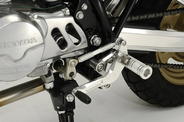 OVER Racing Rearset Kit Black Drum Brake Ape50/100 (-07) (08-) | 51-111-01B - image 2