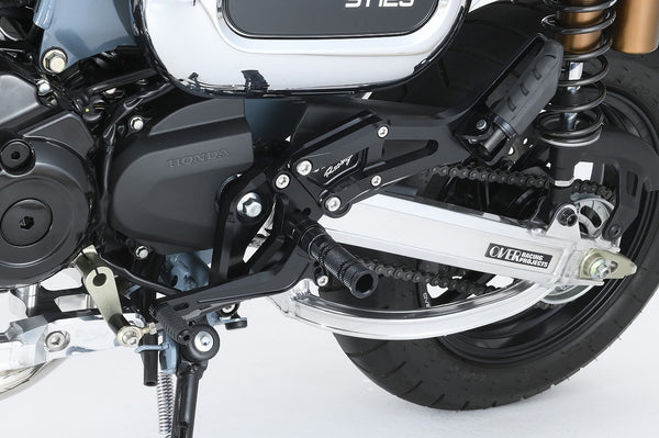 OVER Racing Rearset Kit 4-Position Passenger Footpeg Black DAX125 (22-23) (24-) | 51-123-11B - image 2