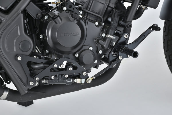 OVER Racing Forward Control Kit 4P Black Rebel250 (17-)/S Edition (20-) | 51-13-01B - image 2