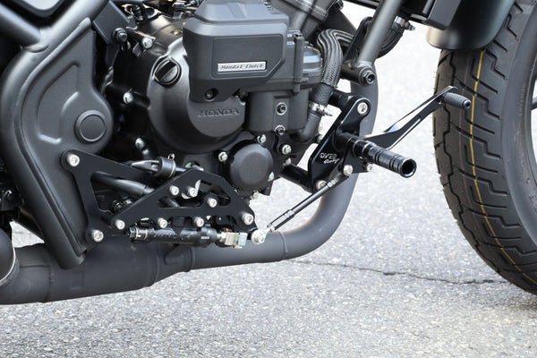 OVER Racing Forward Control Kit 4P Black Rebel250 (25-) E-Clutch | 51-132-01B - image 2