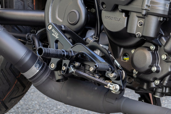 OVER Racing Rearset Kit 4-Position Black Rebel250 (25-) E-Clutch | 51-132-02B - image 2