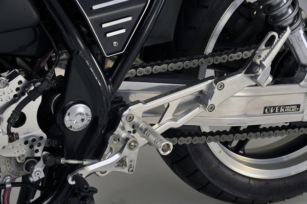 OVER Racing Rearset Kit 4-Position Silver CB1100(10-13) (14-16) CB1100EX(14-16) | 51-18-01 - image 2