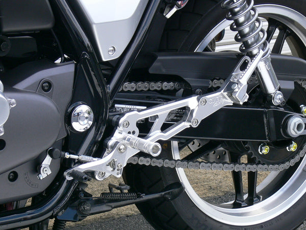OVER Racing Rearset Kit 4-Position Black CB1100 | 51-18-01B - image 1