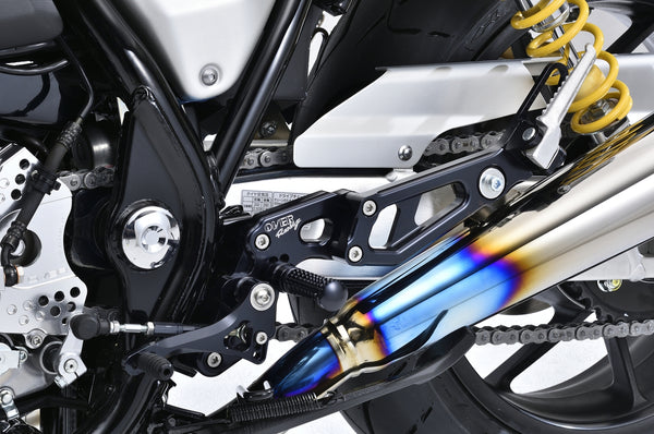 OVER Racing Rearset Kit 4-Position Black CB1100RS | 51-182-02B - image 1