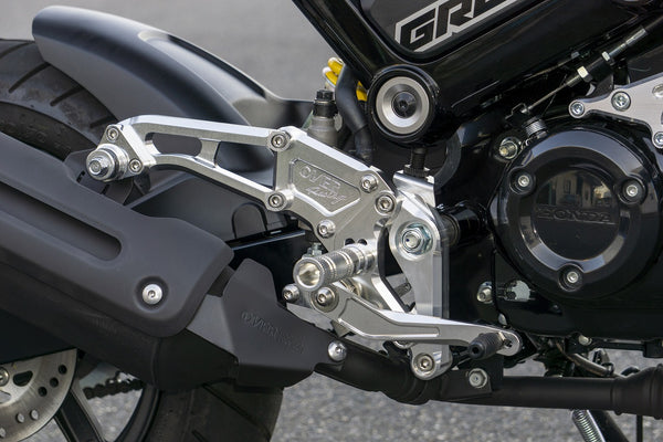 OVER Racing Rearset Kit 4-Position Black GROM (21-) | 51-223-41B - image 1