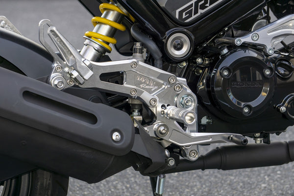 OVER Racing Rearset Kit 4-Position with Passenger Footpegs Silver GROM (21-) | 51-223-51 - image 2