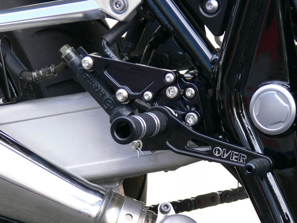 OVER Racing Rearset Kit 4-Position Black XJR1300 | 51-26-01B - image 3
