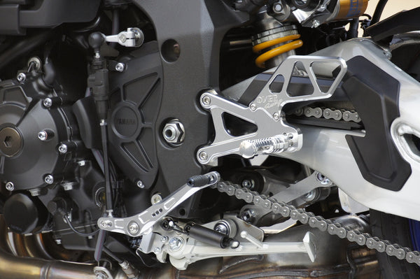 OVER Racing Rearset Kit 4-Position Silver MT-10 (-21) | 51-31-01 - image 2