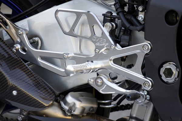 OVER Racing Rearset Kit 4-Position Silver MT-10 (-21) | 51-31-01 - image 3