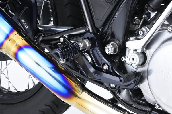 OVER Racing Rearset Kit 4-Position Type2 Black SR400 (FI) | 51-401-05B - image 2