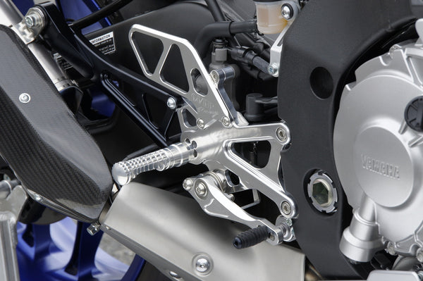 OVER Racing Rearset Kit 4-Position Silver YZF-R1 | 51-424-01 - image 2