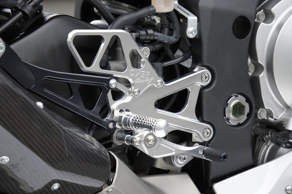 OVER Racing Rearset Kit 4-Position Silver YZF-R1 | 51-424-01 - image 3