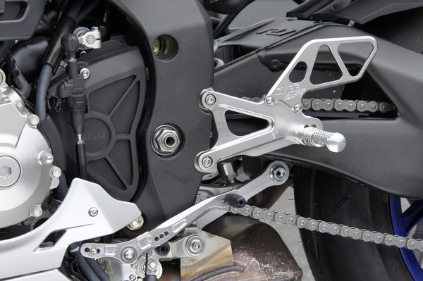 OVER Racing Rearset Kit 4-Position Silver YZF-R1 | 51-424-01 - image 5