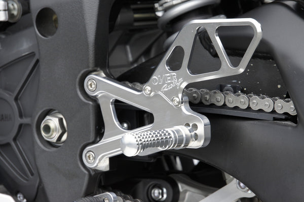 OVER Racing Rearset Kit 4-Position Silver YZF-R1 | 51-424-01 - image 8