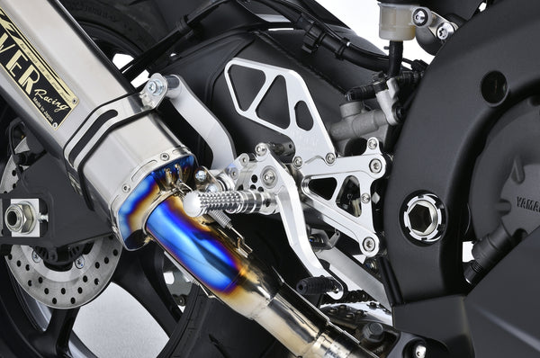 OVER Racing Rearset Kit 6-Position Silver YZF-R6 | 51-433-01 - image 2