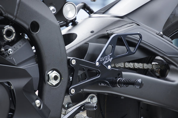 OVER Racing Rearset Kit 6-Position Black YZF-R6 | 51-433-01B - image 2