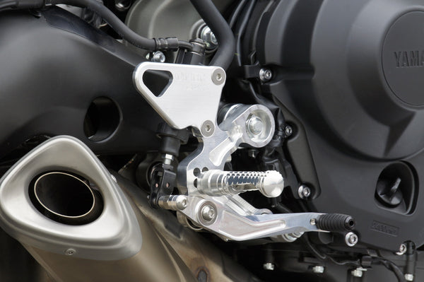 OVER Racing Rearset Kit 4-Position Silver MT-09(14-16)/XSR900(18-) | 51-45-01 - image 2