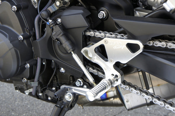 OVER Racing Rearset Kit 4-Position Silver MT-09 (17-)/XSR900 (18-) | 51-451-01 - image 2