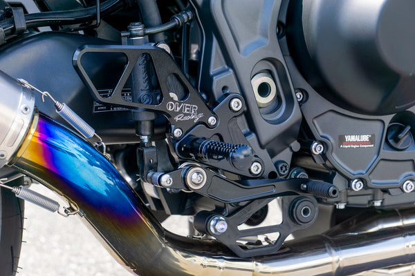 OVER Racing Rearset Kit 2-by-2 Position Black MT-09 (21-23) | 51-452-01B - image 2