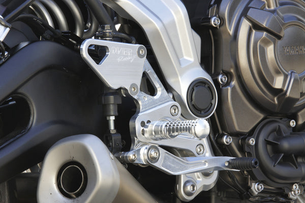 OVER Racing Rearset Kit 4-Position Silver MT-07 | 51-50-01 - image 2