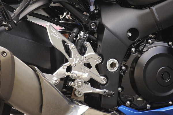 OVER Racing Rearset Kit 4-Position Silver KATANA (19-)/GSX-S1000F | 51-56-01 - image 4