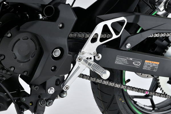 OVER Racing Rearset Kit 4-Position Silver Ninja e-1 | 51-64-01 - image 2