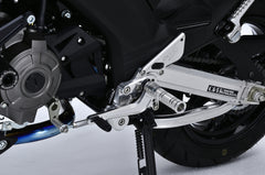OVER Racing Rearset Kit 4-Position Silver Z125-PRO | 51-65-01