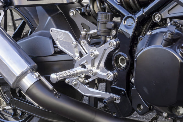 OVER Racing Rearset Kit 4-Position Silver Z900RS (18-25) | 51-71-01 - image 2