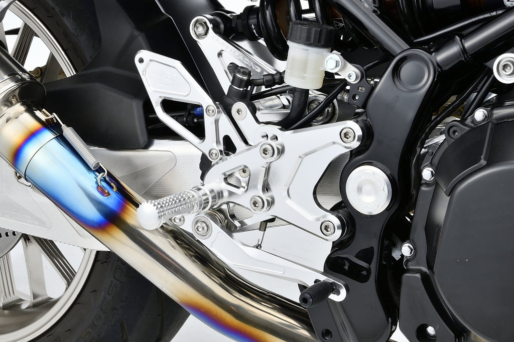 OVER Racing Rearset Kit 4-Position Type2 Silver Z900RS (18-25) | 51-71-02 - image 1