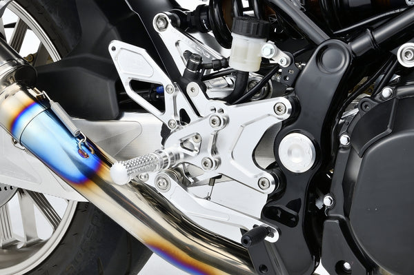 OVER Racing Rearset Kit 4-Position Type2 Silver Z900RS (18-25) | 51-71-02 - image 1
