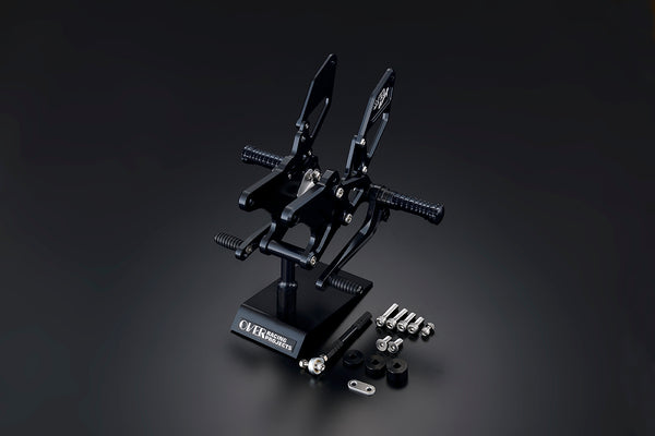 OVER Racing Rearset Kit 4-Position Type2 Black Z900RS (18-25) | 51-71-02B - image 1