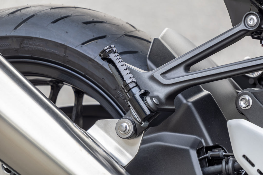 OVER Racing High-Grip Passenger Footpegs Black KAWASAKI - image 1