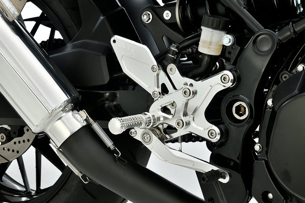 OVER Racing Rearset Kit 4-Position Type1 Silver Z900RS | 51-713-01 - image 1