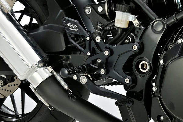 OVER Racing Rearset Kit 4-Position Type2 Black Z900RS | 51-713-02B - image 1