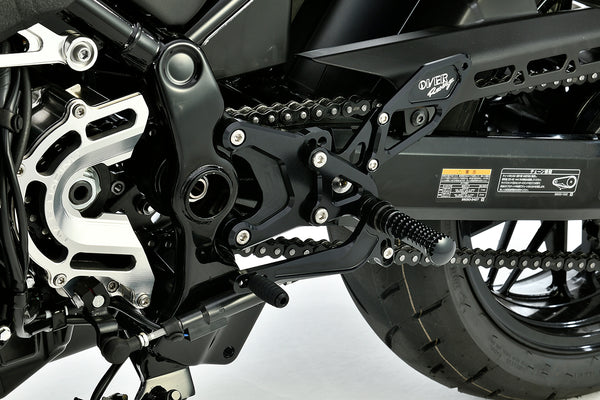 OVER Racing Rearset Kit 4-Position Type2 Black Z900RS | 51-713-02B - image 2