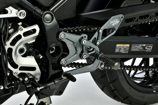 OVER Racing Rearset Kit 4-Position Type2 Gunmetal Z900RS | 51-713-02GM - image 2