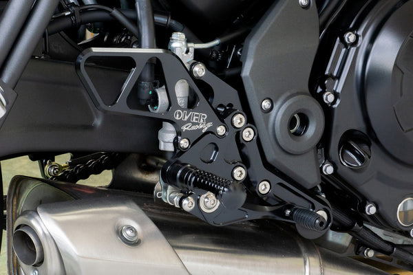 OVER Racing Rearset Kit 4-Position Black Z650RS (22-23) | 51-80-01B - image 2