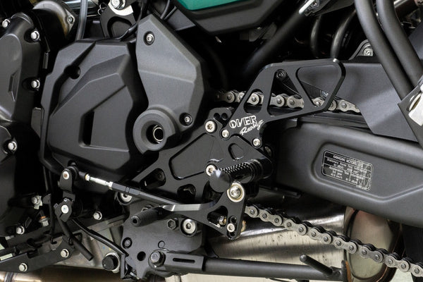 OVER Racing Rearset Kit 4-Position Black Z650RS (22-23) | 51-80-01B - image 4