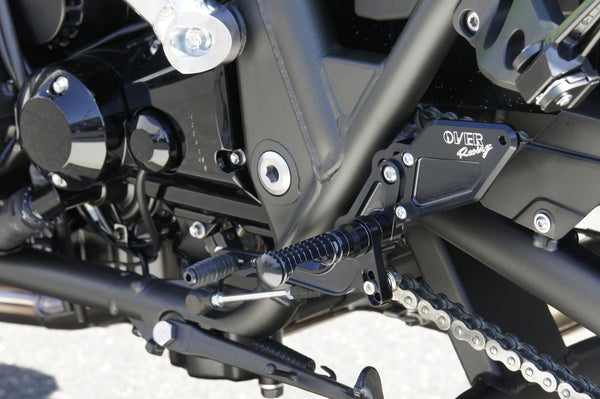 OVER Racing Rearset Kit 4-Position Type2 Black ZRX1200DAEG | 51-811-01B - image 2