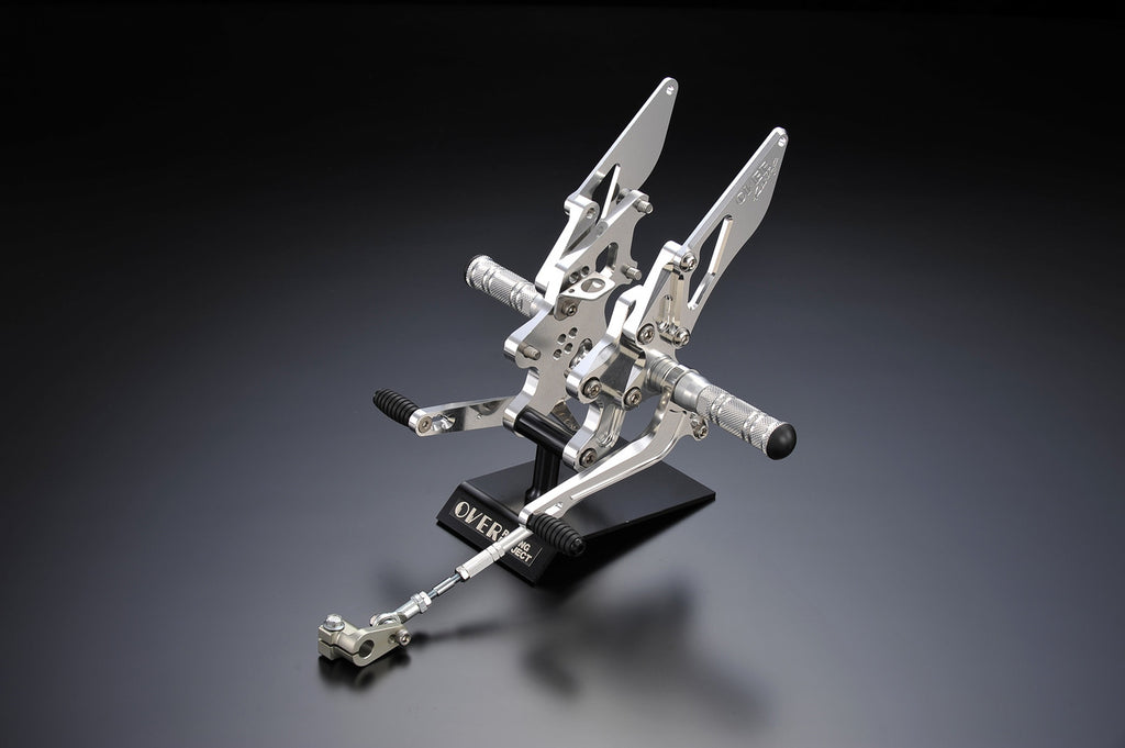OVER Racing Rearset Kit 4-Position Silver ZX-14R | 51-85-01 - image 1