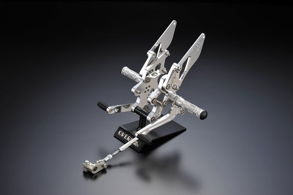 OVER Racing Rearset Kit 4-Position Silver ZX-14R | 51-85-01 - image 1