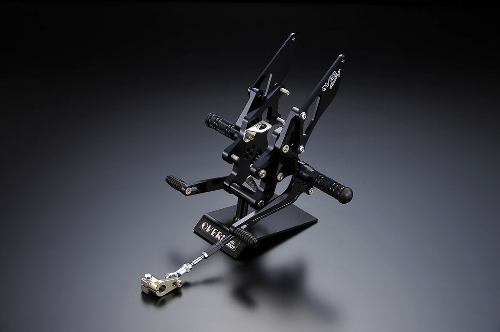 OVER Racing Rearset Kit 4-Position Black ZX-14R | 51-85-01B - image 1