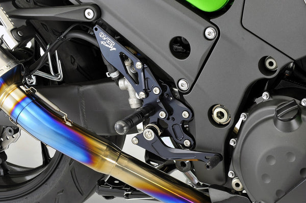 OVER Racing Rearset Kit 4-Position Black ZX-14R | 51-85-01B - image 3