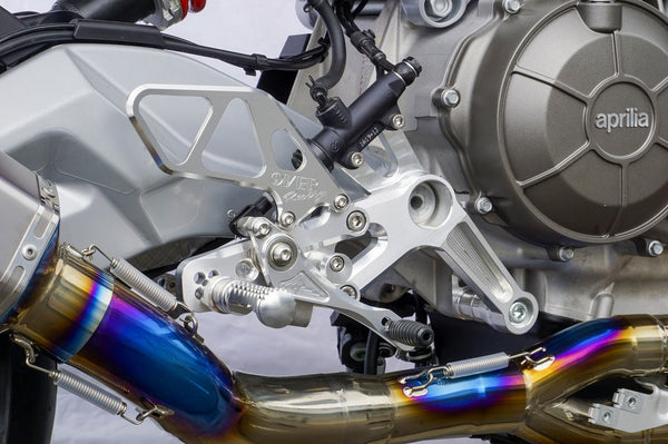 OVER Racing Rearset Kit 4-Position Silver RS660 (21-) | 51-916-01 - image 2