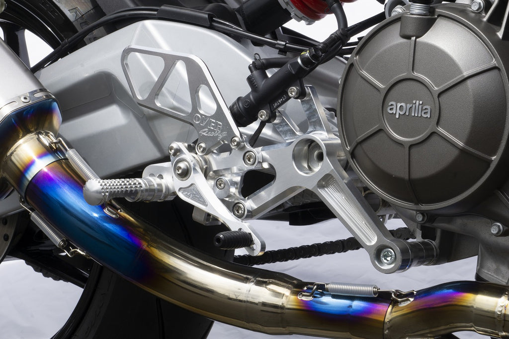 OVER Racing Rearset Kit 4-Position Black RS660 (21-) | 51-916-01B - image 1