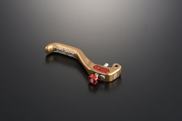 OVER Racing Two-Finger Brake Lever BRN/RED YPJ-MT Pro(20-22) | 54-A01-02BR - image 1